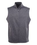 J America 8631 Cosmic Fleece Vest Onyx Fleck
