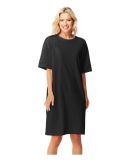 Hanes 5660 Women's Wear Around Tee Black