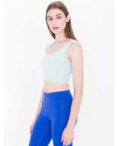 8384 American Apparel Cotton Spandex Crop Tank Menthe (Discontinued)