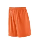 Augusta Sportswear 843 Youth Tricot Mesh Short/Tricot Lined Orange
