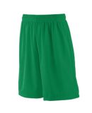 Augusta Sportswear 849 Youth Long Tricot Mesh Short/Tricot Lined Kelly