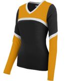 Augusta Sportswear 9210 Women's Cheerflex Rise Up Shell Black/ Gold/ White