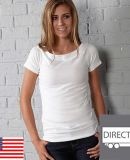 in_your_face 0A37IN In Your Face A37 /Juniors Wideneck Scoop Tee Black
