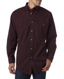 BP7010 Backpacker Men's Nailhead Woven Shirt BURGUNDY