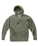 C1564 Comfort Colors Drop Ship 10 oz. Garment-Dyed Full-Zip Hooded Sweatshirt SAGE