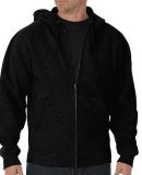 Dickies Workwear TW391 Unisex Midweight Fleece Full Zip Hoodie BLACK