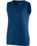 Augusta Sportswear 1350 Women's Storm Jersey Navy/ White