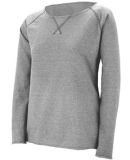 Augusta Sportswear 2104 Women's French Terry Sweatshirt Heritage Oxford Grey