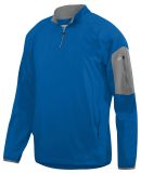 Augusta Sportswear 3311 Preeminent Half-Zip Pullover Royal/ Graphite