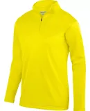 Augusta Sportswear 5507 Wicking Fleece Quarter-Zip Pullover Power Yellow