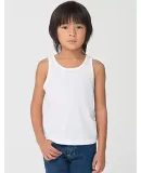 American Apparel BB108W Toddler Poly-Cotton Tank White