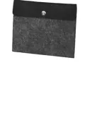 BG653S Port Authority® Felt Tablet Sleeve Black/Flt Char
