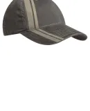 Port Authority C825 NEW ® Double Stripe Cap Dk Mocha/Beige