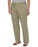 Dickies Workwear FPW2372 Ladies' Premium Relaxed Plus-Size Straight Cargo Pant DESERT SAND