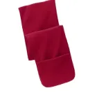 Port Authority FS06    Extra Long Fleece Scarf with Pockets Red