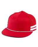 Alternative Apparel H0113H Slater Ball Cap RED/WHITE