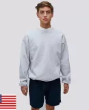 969 HF07LO Los Angeles Apparel HF07/Heavy Weight Fleece Crew Neck