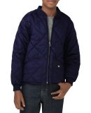 Dickies Workwear KJ242 Youth Quilted Nylon Jacket EVENING BLUE