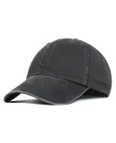 Liberty Bags LBF497 Washed Cotton Pigment-Dyed Cap BLACK