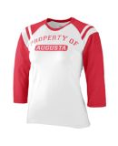 1258 Augusta Drop Ship Ladies Junior Fit Cotton/Spandex Legacy Tee