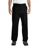 Dickies Workwear LP817 Men's Industrial Flat Front Comfort Waist Pant BLACK _56