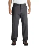 Dickies Workwear LP817 Men's Industrial Flat Front Comfort Waist Pant CHARCOAL _44