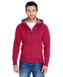 52 N280 Nano Hooded Full-Zip Sweatshirt Deep Red