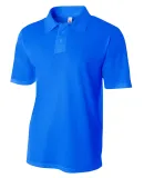 N3262 A4 Drop Ship Men's Textured Polo Shirt ROYAL