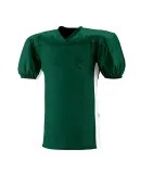 N4205 A4 Adult Titan 4-Way Stretch Football Jersey FOREST/ WHITE