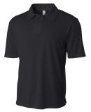NB3261 A4 Youth Circular-Knit Performance Polo BLACK