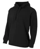 NB4237 A4 Drop Ship Youth Solid Tech Fleece Hoodie BLACK