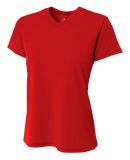 A4 Apparel NW3234 Ladies' Marathon Performance V-Neck T-Shirt SCARLET RED
