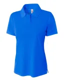 NW3261 A4 Drop Ship Ladies' Solid Interlock Polo ROYAL