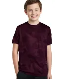 YST370 Sport-Tek® Youth CamoHex Tee Maroon