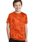YST370 Sport-Tek® Youth CamoHex Tee Neon Orange