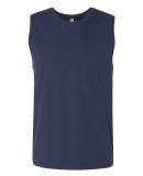 BELLA+CANVAS 3483 Mens Jersey Muscle Tank in Navy