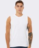 BELLA+CANVAS 3483 Mens Jersey Muscle Tank in White