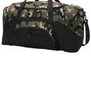 BG99 Port & Company® - Colorblock Sport Duffel in Mltry camo/blk
