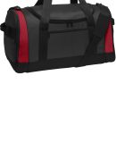 BG800 Port Authority® Voyager Sports Duffel in Dk grey/red