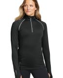 LOE335 OGIO® ENDURANCE Ladies Nexus 1/4-Zip Pullo in Blacktop