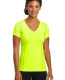 LOE330 OGIO ENDURANCE Ladies Nexus V Neck T Shirts in Pace yellow