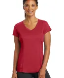 LOE320 OGIO ENDURANCE Ladies Pulse V-Neck Ripped Red