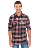 Burnside B8210 Yarn-Dyed Long Sleeve Flannel Red