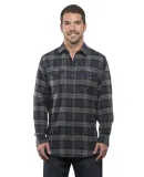 Burnside B8210 Yarn-Dyed Long Sleeve Flannel Navy