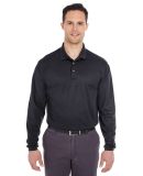 8210LS UltraClub® Adult Cool & Dry Long-Sleeve Me in Black