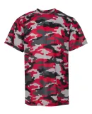 2181 Badger - Youth Camo Short Sleeve T-Shirt Red