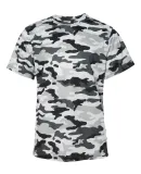 2181 Badger - Youth Camo Short Sleeve T-Shirt White