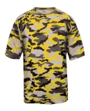 2181 Badger - Youth Camo Short Sleeve T-Shirt Gold