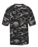 2181 Badger - Youth Camo Short Sleeve T-Shirt Black