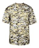 4180 Badger - B-Core Digital Camo T-Shirt in Vegas gold digital
